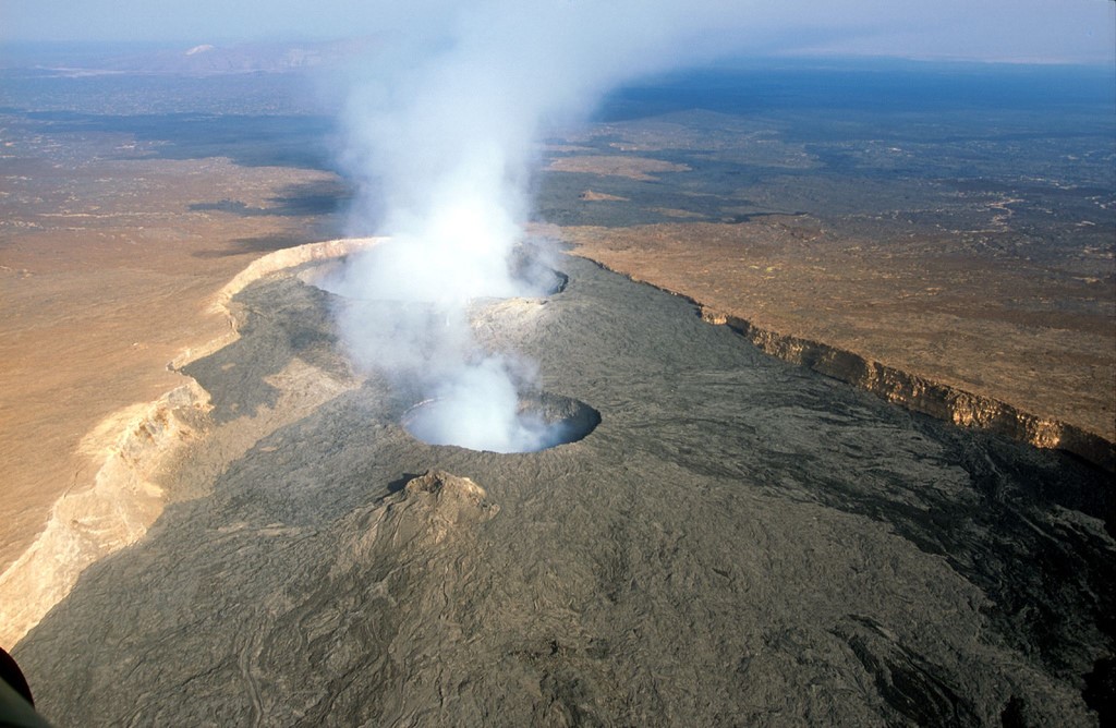 Credit: Image of Erta Ale, Ethiopia (from image commons)